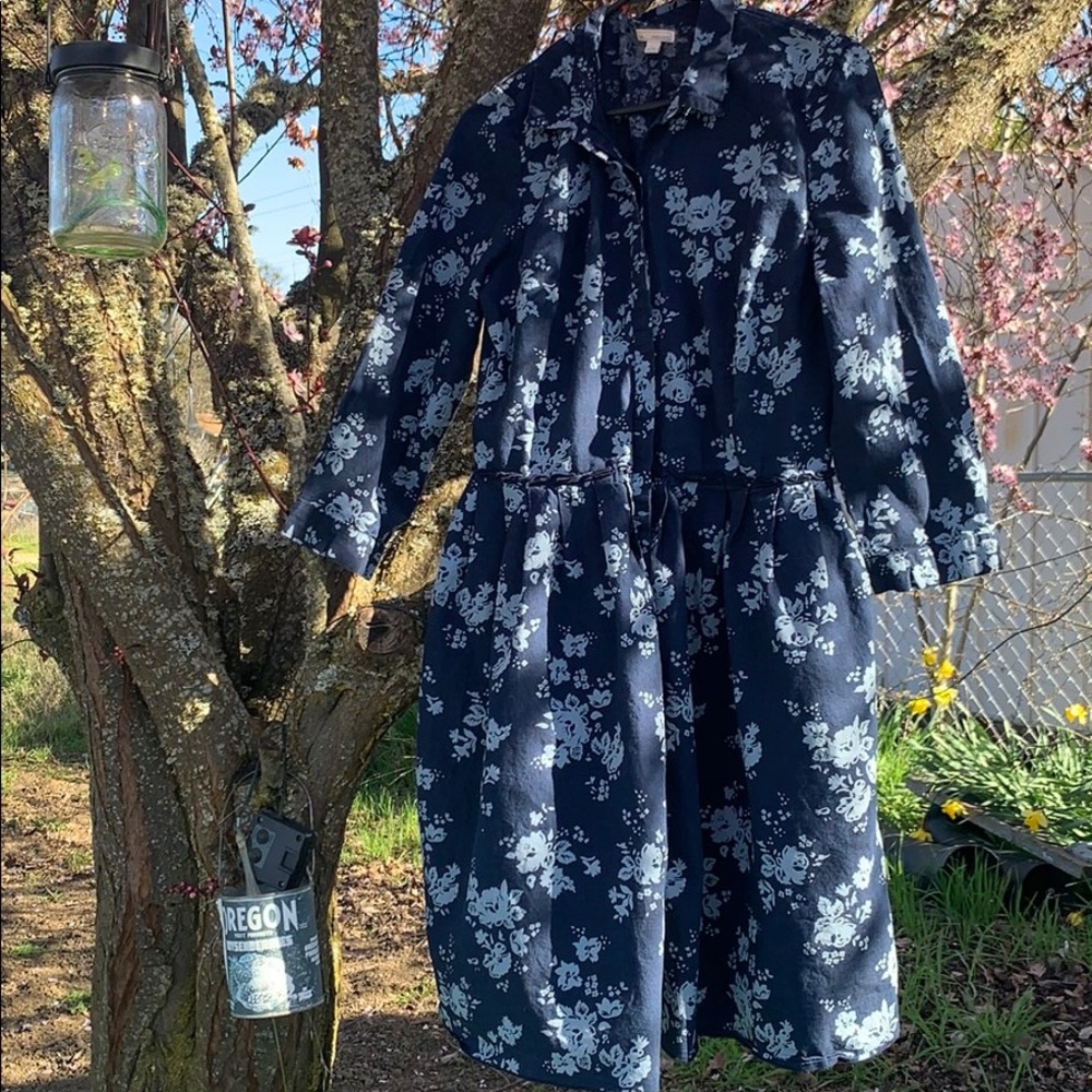 Gap blue floral dress